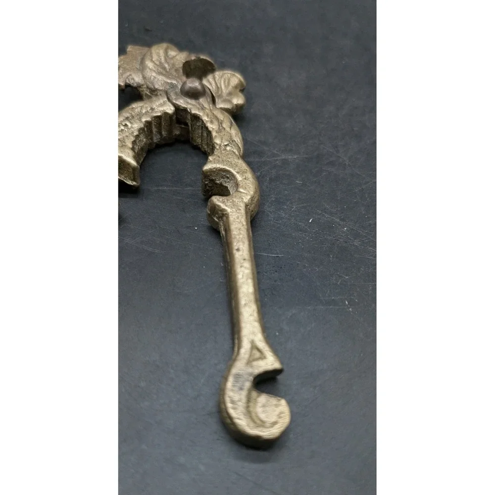 Vintage Solid Brass Rooster Head Nutcracker Ornate Griffin Bird Design Farmhouse